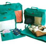 Набор дорожных сумок в чемодан 5 шт ORGANIZE - цвет лазурь