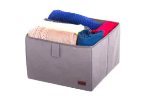 Ящик-органайзер для хранения вещей L - Цвет серый